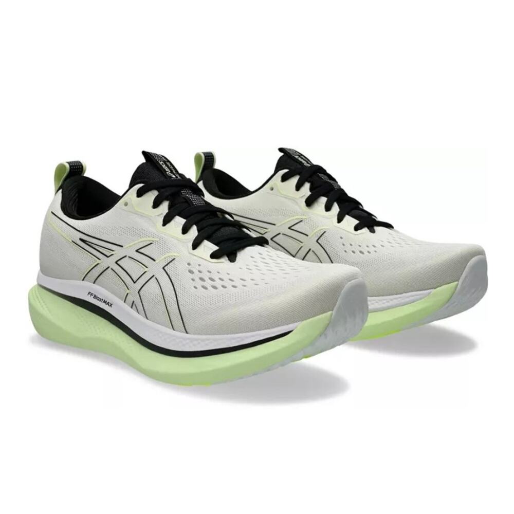 NIB/NWT Mens Asics Glideride Max Running Shoes 1011B891 Birch/Black Size 12